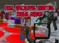 Pixel Apocalypse Shooting Zombie Garden