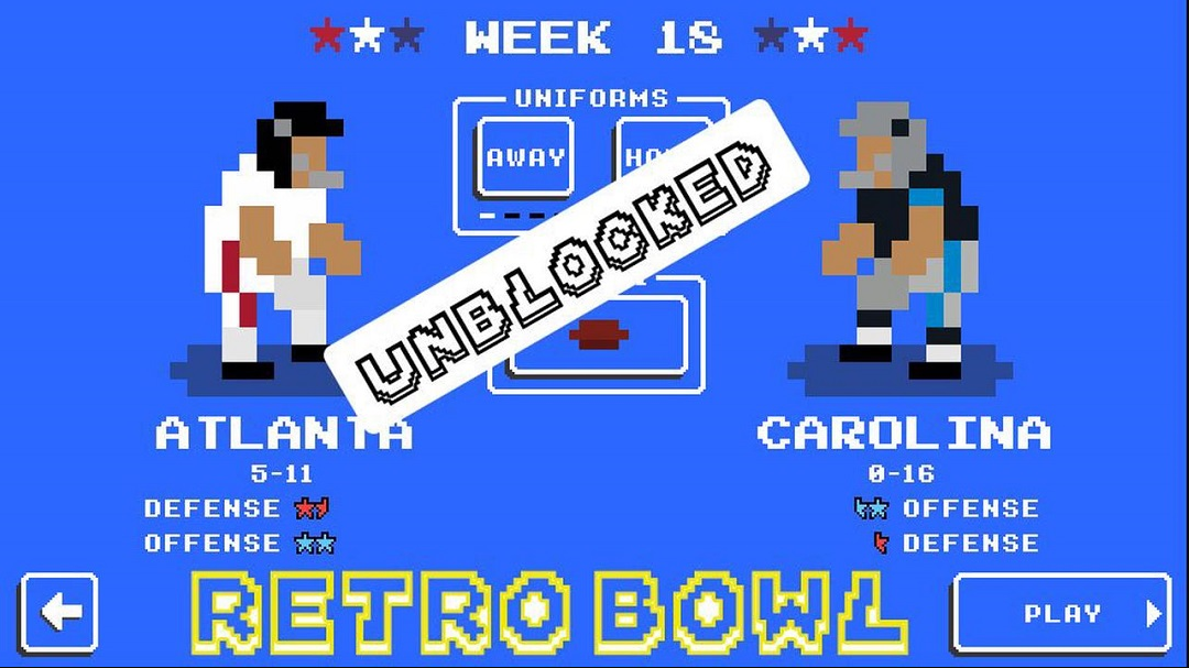 Unblocked Games Retro Bowl